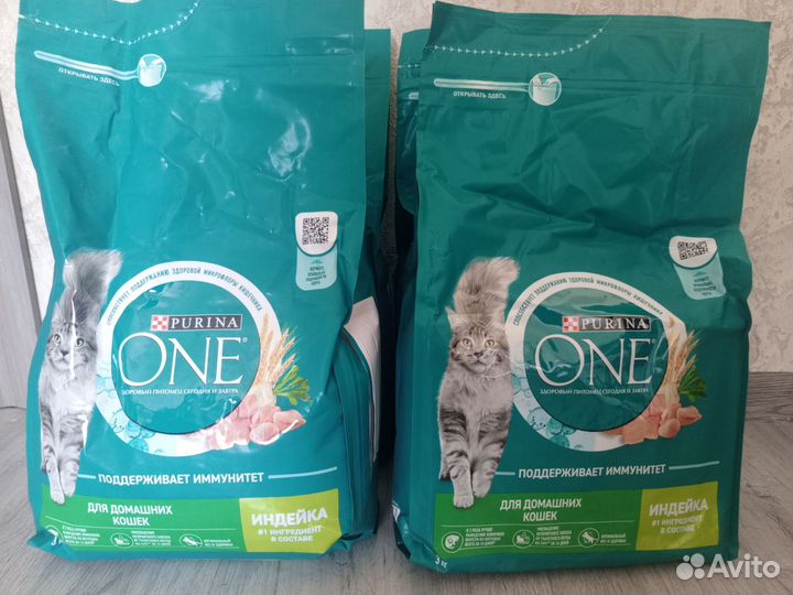 Сухой корм для кошек Purina ONE 3 кг
