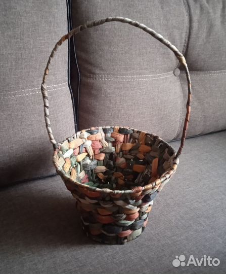 Корзинка разноцветная