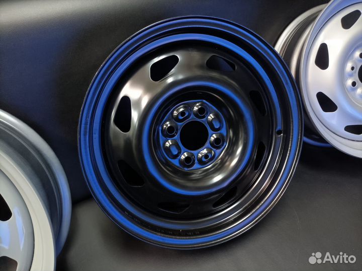 Диски R15 4*98 LADA ваз болотные черные серебро