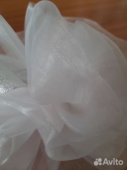 Банты для волос белые