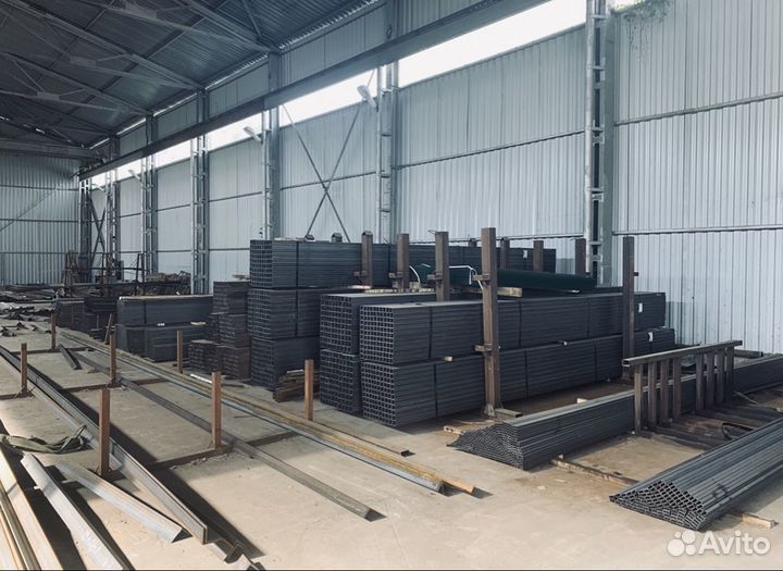 Профильные трубы, стальной уголок, балка и швеллер