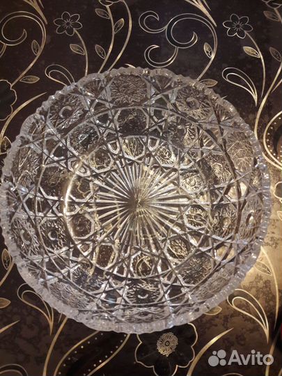 Салатник хрустальный