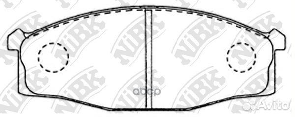 Колодки тормозные nissan/isuzu atlas/ELF -04 2