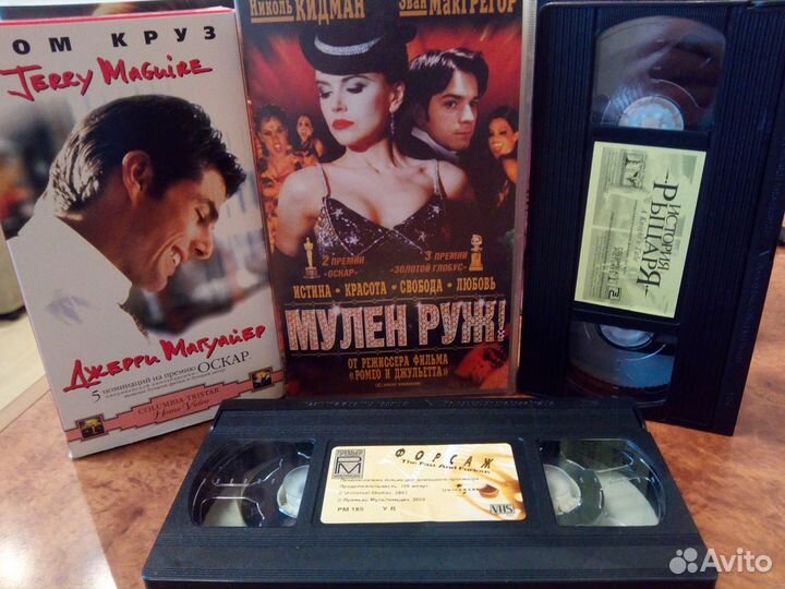 Видеокассеты VHS импортные и лицензия