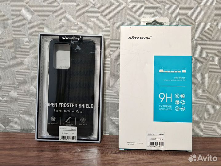 Чехол и защитное стекло Nillkin Xiaomi 11T/11T Pro