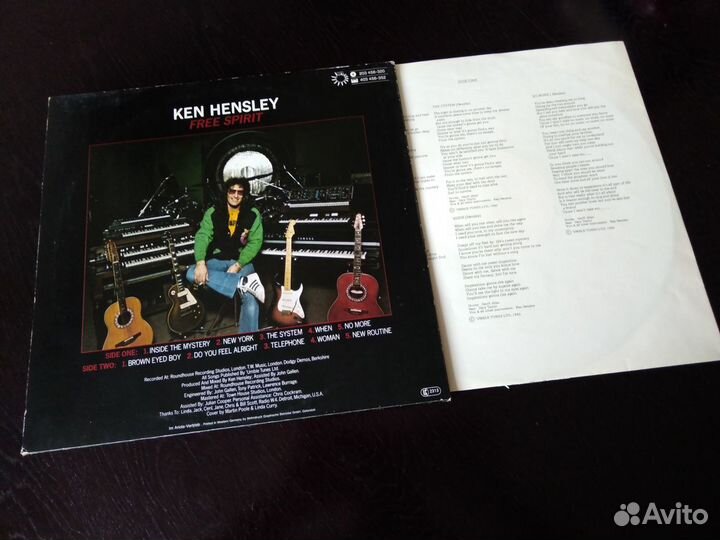 Ken Hensley Free Spirit 1981 Germany EX