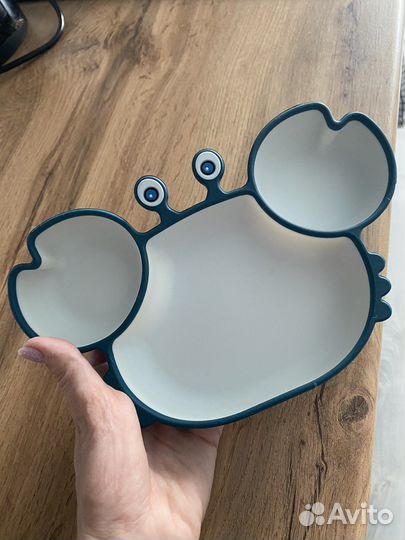 Тарелка на присоске детская