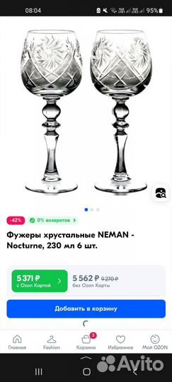 Бокалы для вина