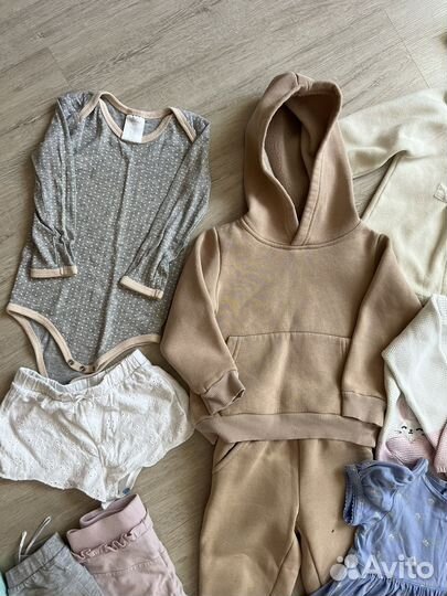 Пакет фирменных вещей на девочку 86-92