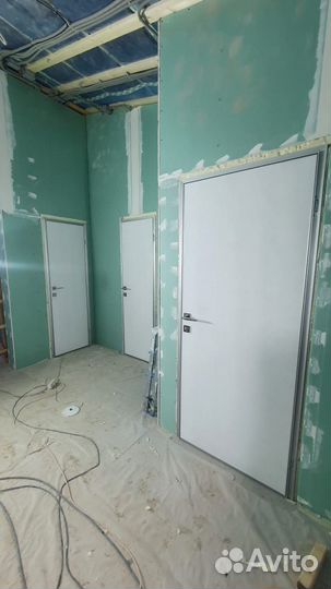 Скрытые межкомнатные двери под покраску