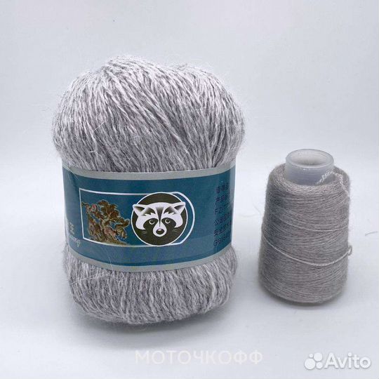 Пряжа пух норки