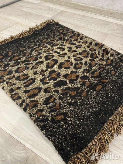 Шарф палантин женский леопардовый