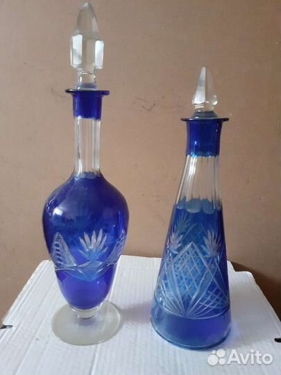 Графины кувшины винтаж