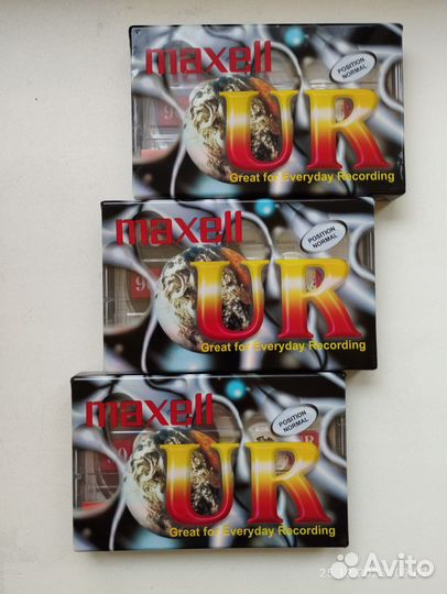 Аудиокассеты новые запечатанные Maxell