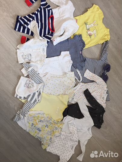 Одежда на девочку 0-9 мес