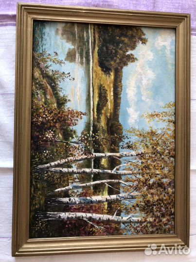 Картина маслом на холсте пейзаж
