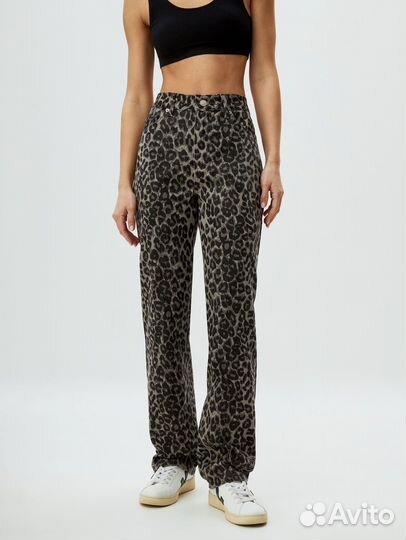 Леопардовые джинсы sela