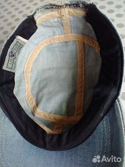 Кепка джинсовая