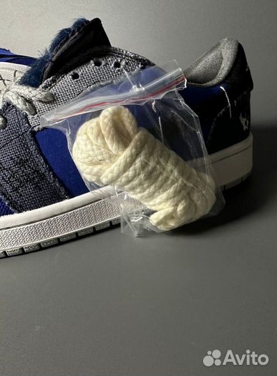 Кроссовки AIR jordan 1 LOW x Zion Williamson Ice Л