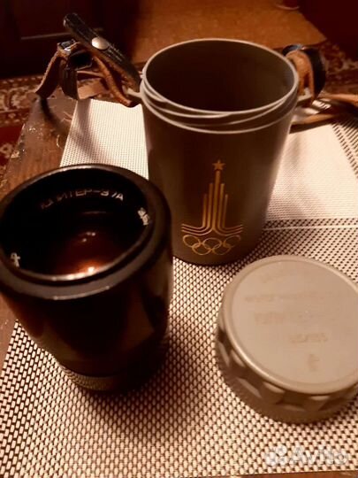 Фотообъектив Юпитер 37а с Олимпийской символикой