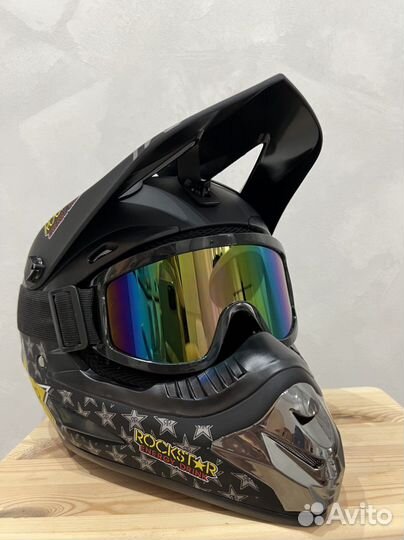 Мотошлем кроссовый детский