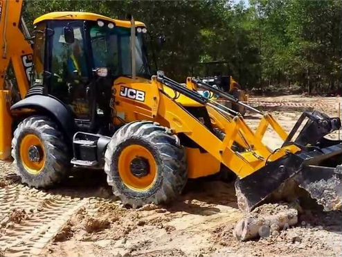 Аренда экскаватора погрузчика услуга трактора jcb