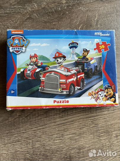 Пазл щенячий патруль