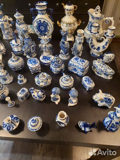 Посуда гжель