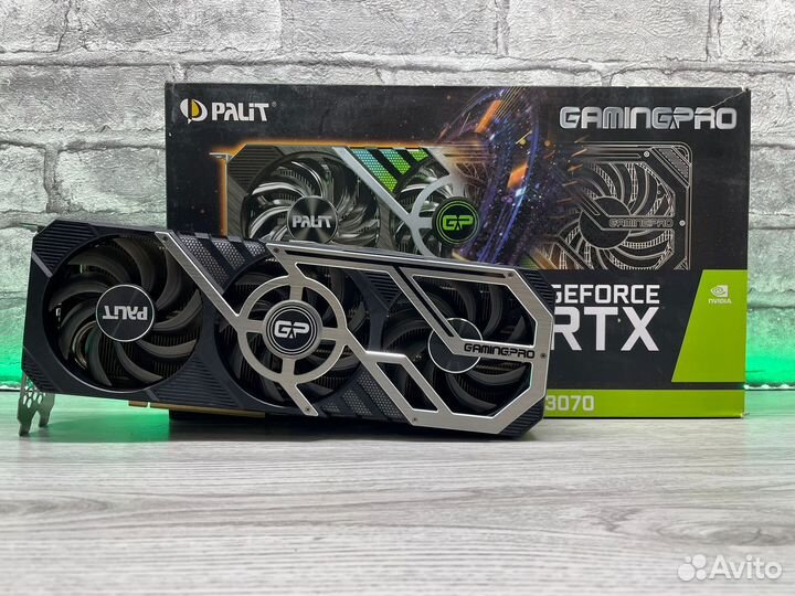Видеокарта Palit GeForce RTX 3070 GamingPro DNS