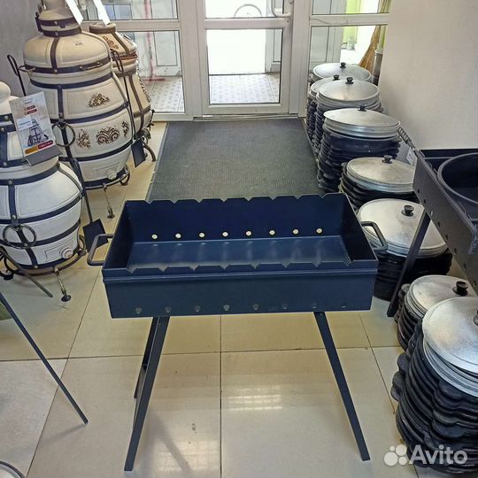 Мангал 610*320 3мм съёмные ножки