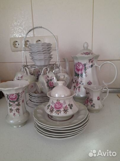 Фарфоровый Сервиз Чайный -Кофейный СССР