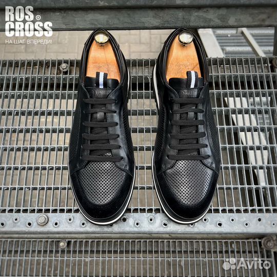 Кеды мужские кожаные