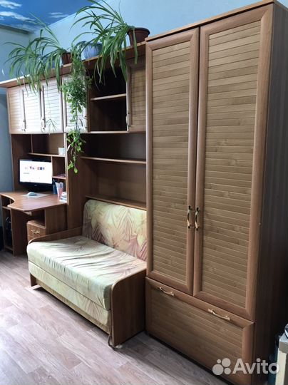 Стенка детская с кроватью