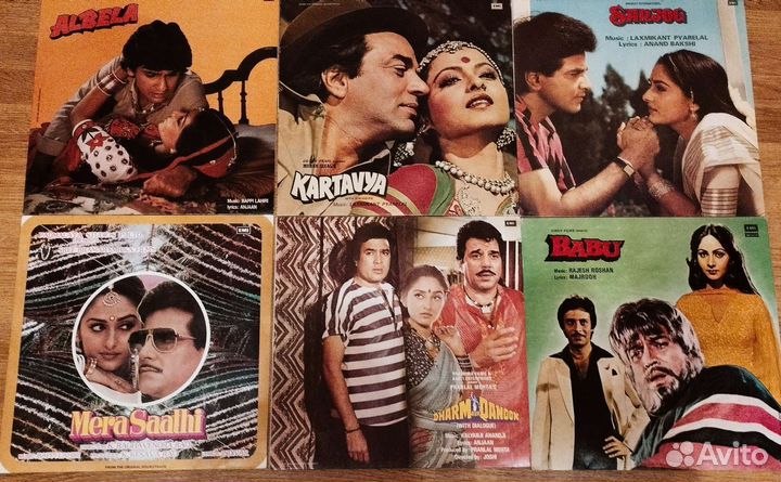Индийиские пластинки музыка к фильмам