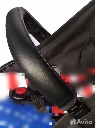 Чехол накладка на ручку или на бампер для коляски