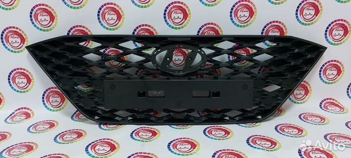 Решетка радиатора на hyundai solaris 2 2021