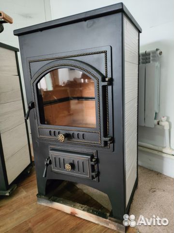 Печь-Камин везувий пк-01 (205) с плитой