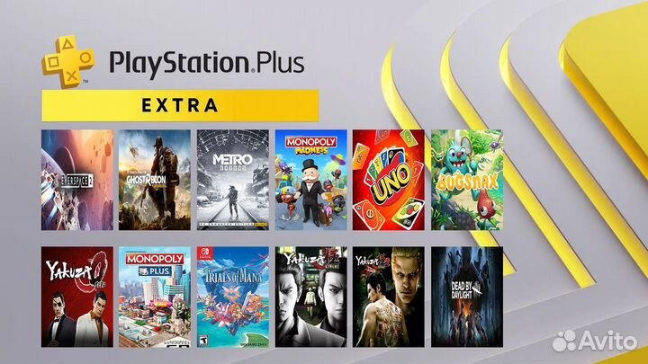 Подписка ps plus Deluxe/Extra/Essential