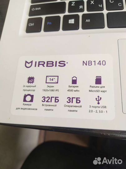 Irbis NB140 в разбор