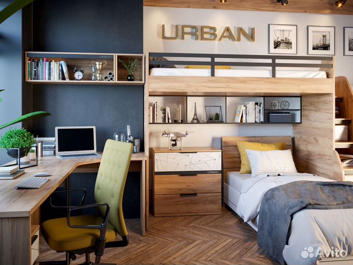 Кровать чердак