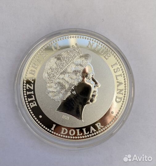 Год Свиньи 2007 ниуэ серебро