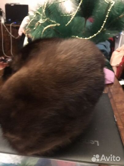 Шапка норковая б/у