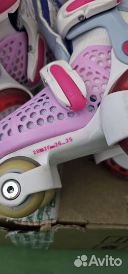 Роликовые коньки детские 25-28