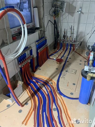 Водяной теплый пол, отопление, водоснабжение