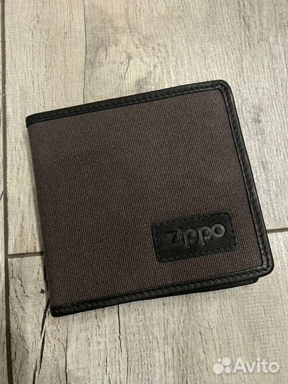 Кошелек мужской кожаный Zippo