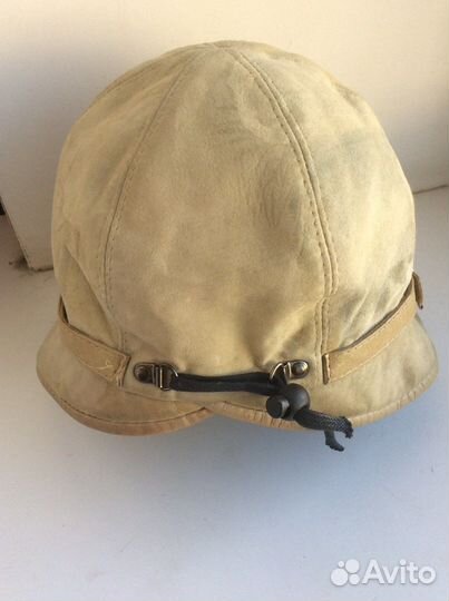 Кожаная шляпа женская