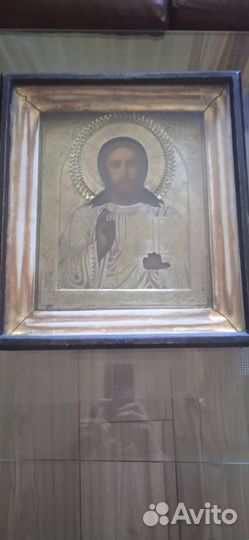 Старинная икона Господь Вседержитель