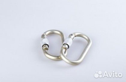 Карабин Ринг стальной овальный с муфтой Keylock