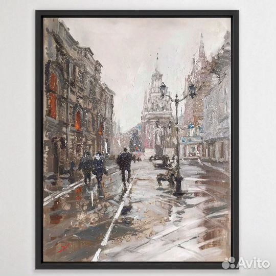 Картина «Снег на Никольской»