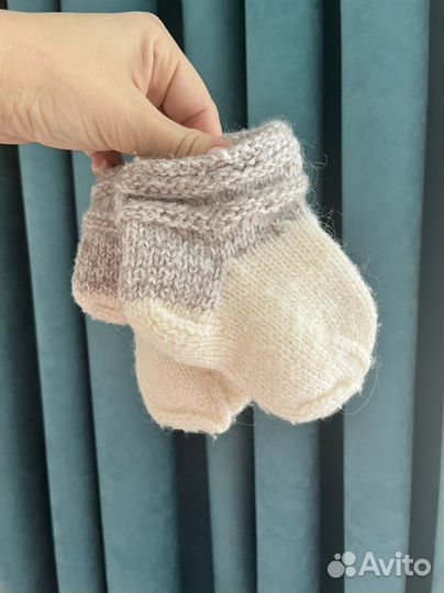 Вязанные носки ручной работы